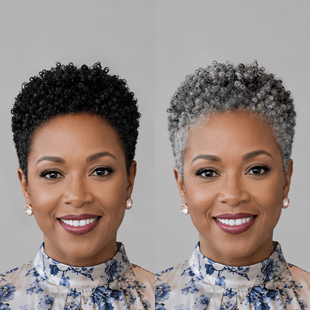 Pixie Lace Salt And Pepper Wig For Black Women