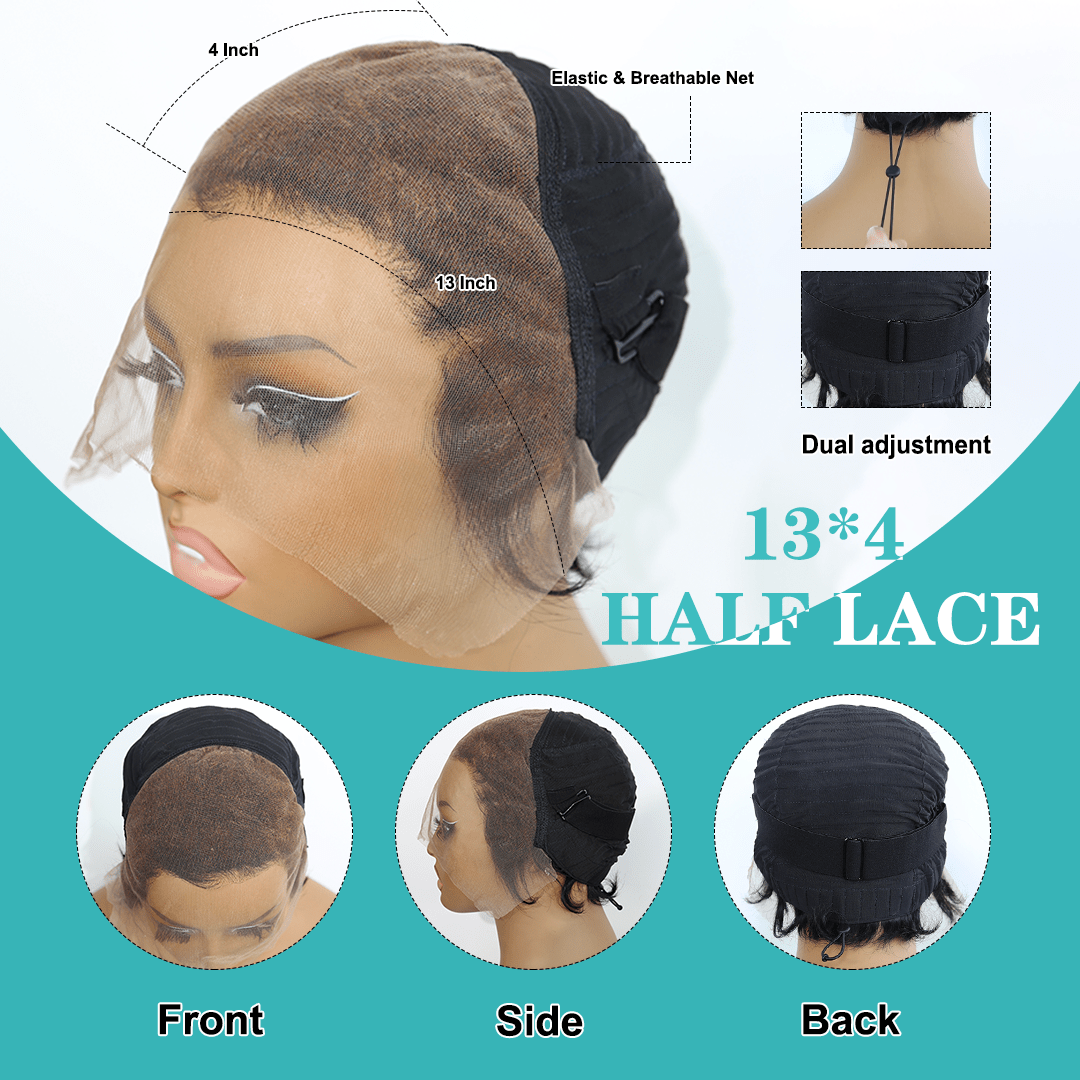 Curly Wave Pixie Lace Wig